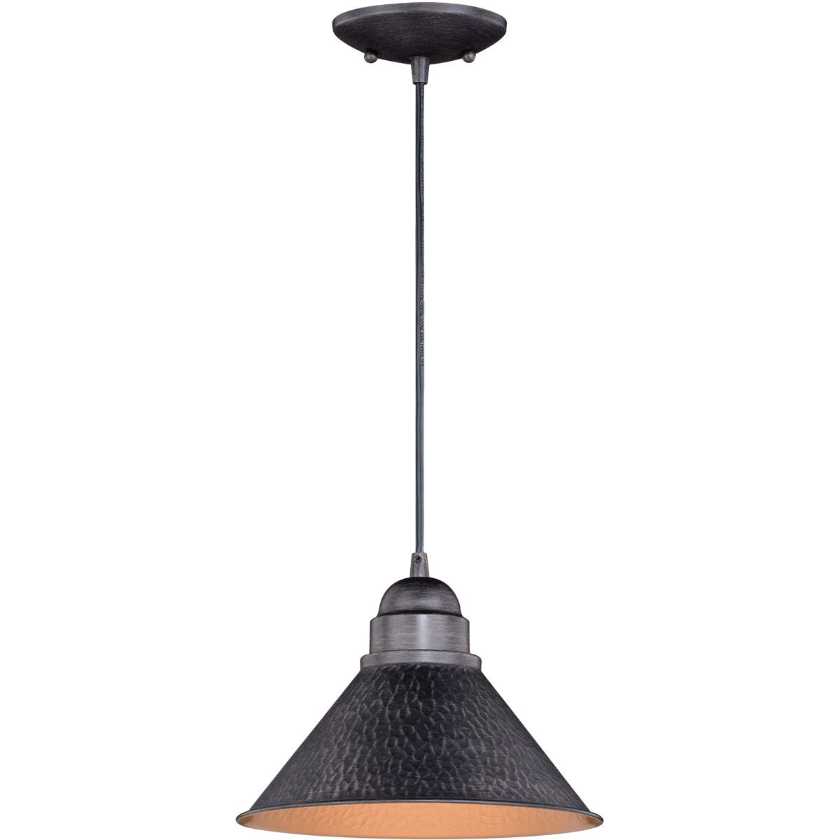 **10-Inch Vintage Rustic Outdoor Pendant Light - Aged Iron & Gold Finish, Weatherproof Hanging Porch Light for Entryway, Patio, Deck, Garden | Farmhouse, Cottage & Coastal Style Decor | Perfect for Outdoor Dining, Backyard Parties & Cozy Evenings | Ideal for Porch Lighting, Garden Decor & Outdoor Entertaining**