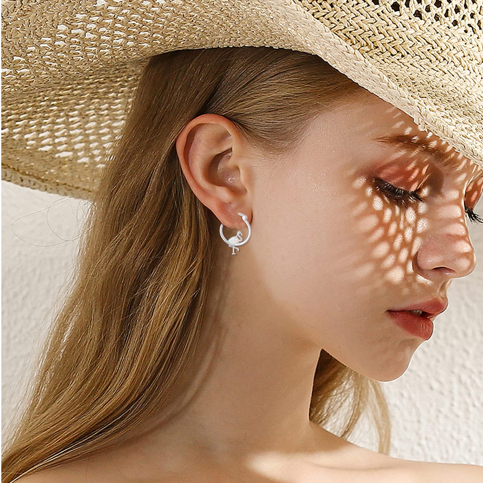 Cuoka 925 Sterling Silver Cute Animal Hoop Huggie Earrings - Hypoallergenic Animal Jewelry for Women & Girls - Perfect Birthday & Graduation Gifts - Ideal for Casual Wear, Parties & Special Occasions
