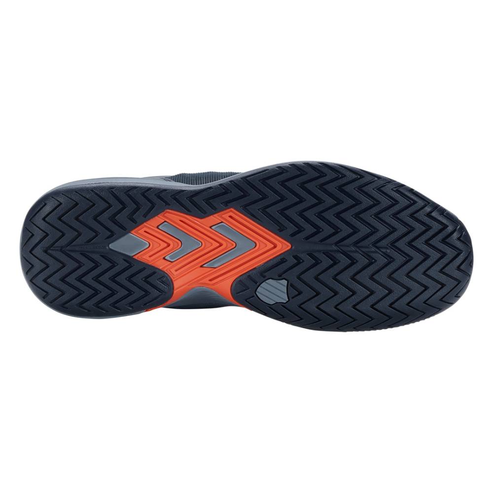 K Swiss Ultrashot Team Men's Tennis Shoes - Lightweight Performance Court Sneakers for Men in Blue/Orange | Perfect for Competitive Tennis & Casual Wear
