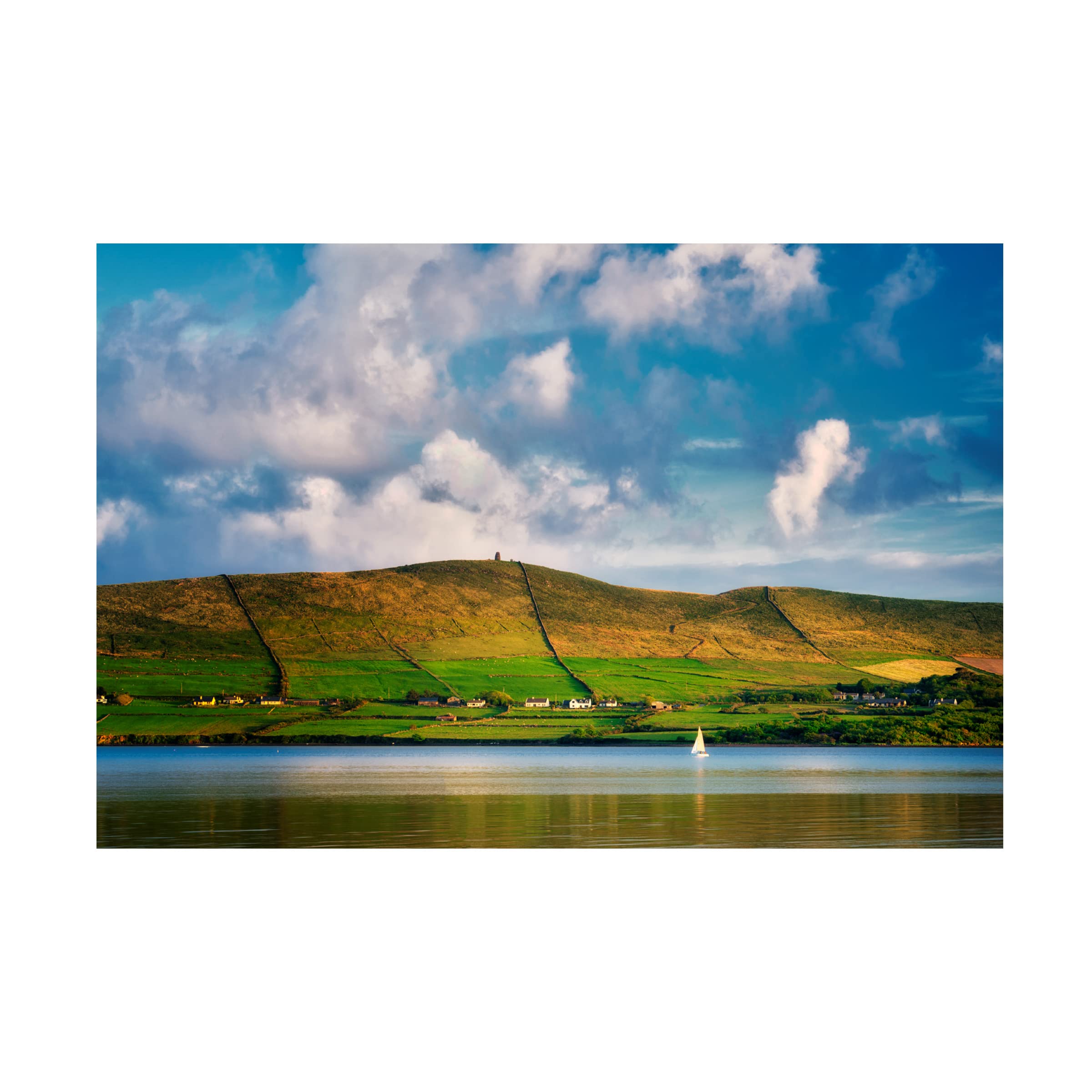 Dennis Frates 'Hillside' Landscape Canvas Wall Art - Premium Handmade Home Decor for Living Room, Bedroom & Office