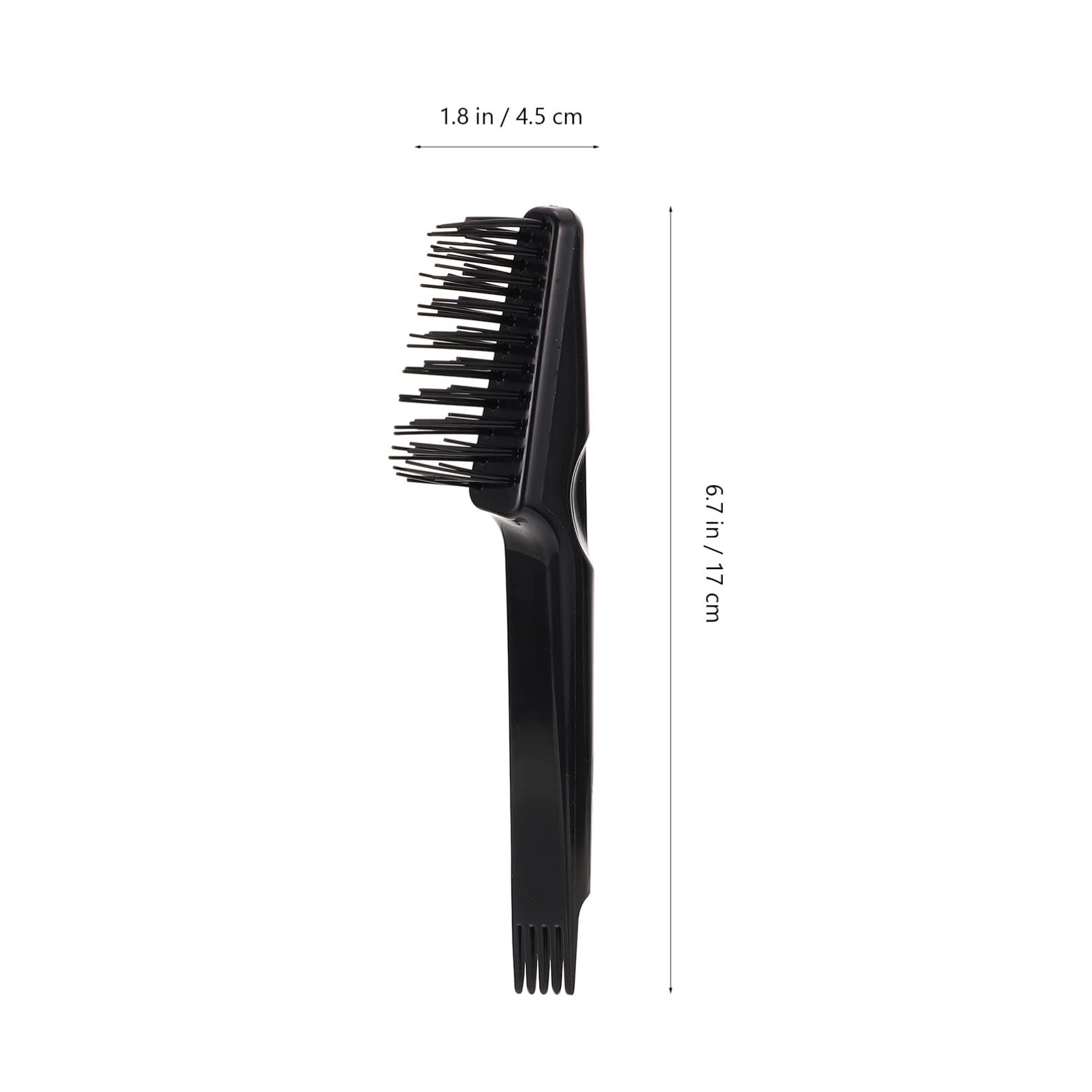KALLORY Metal Wire Brush Cleaning Tool - Durable Comb & Beard Brush Cleaner with Prongs for Hair, Eucalyptus & Garden Brushes | Perfect for Salon, Home & Pet Grooming Use