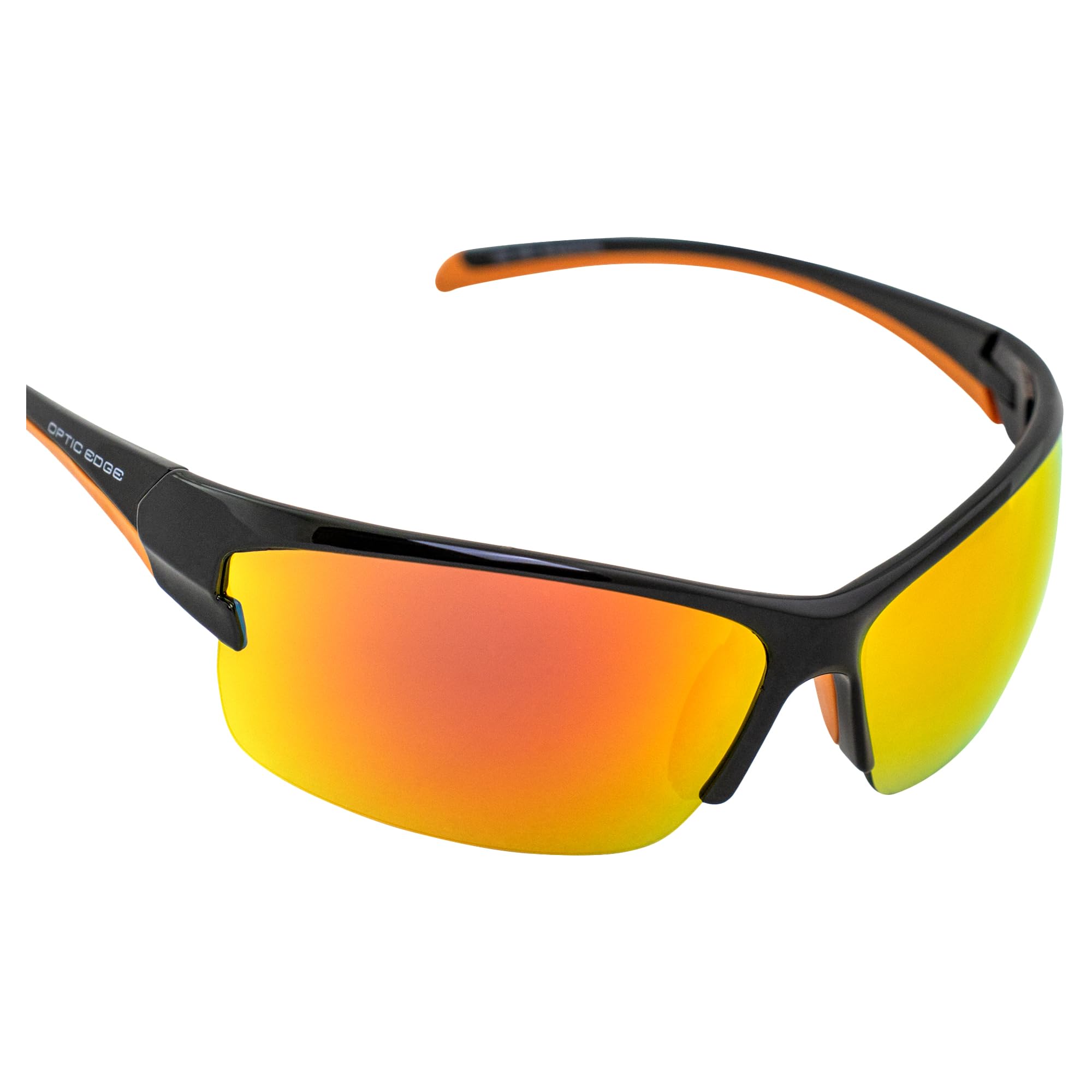 Boys' Polarized Sports Wrap Sunglasses for Running Cycling Golf - UV Protection & Anti-Glare - Lightweight Comfortable Fit for Outdoor Activities