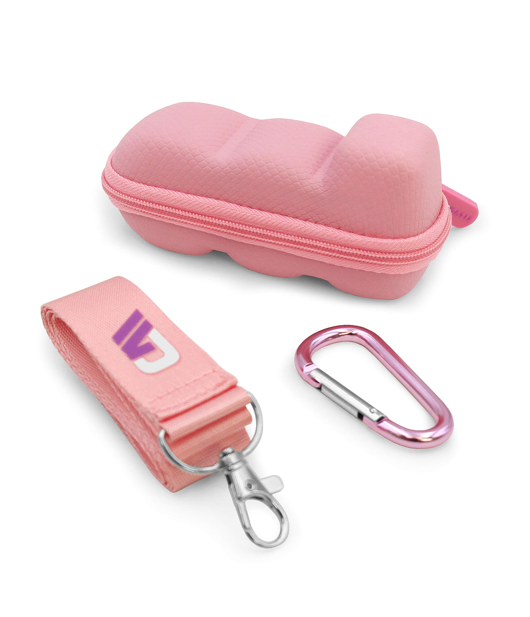 CASEMATIX Pink Asthma Inhaler Travel Case - Compact Protective Holder for Inhalers | Perfect for Travel, Gym & Everyday Use