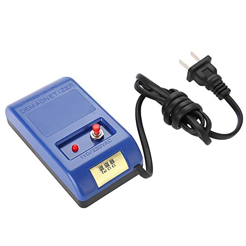 Professional Watch Demagnetizer Tool - Blue Demagnetize Device with US Plug for Mechanical Watch Repair | Perfect for Watchmakers & Repair Shops to Remove Magnetization from Timepieces
