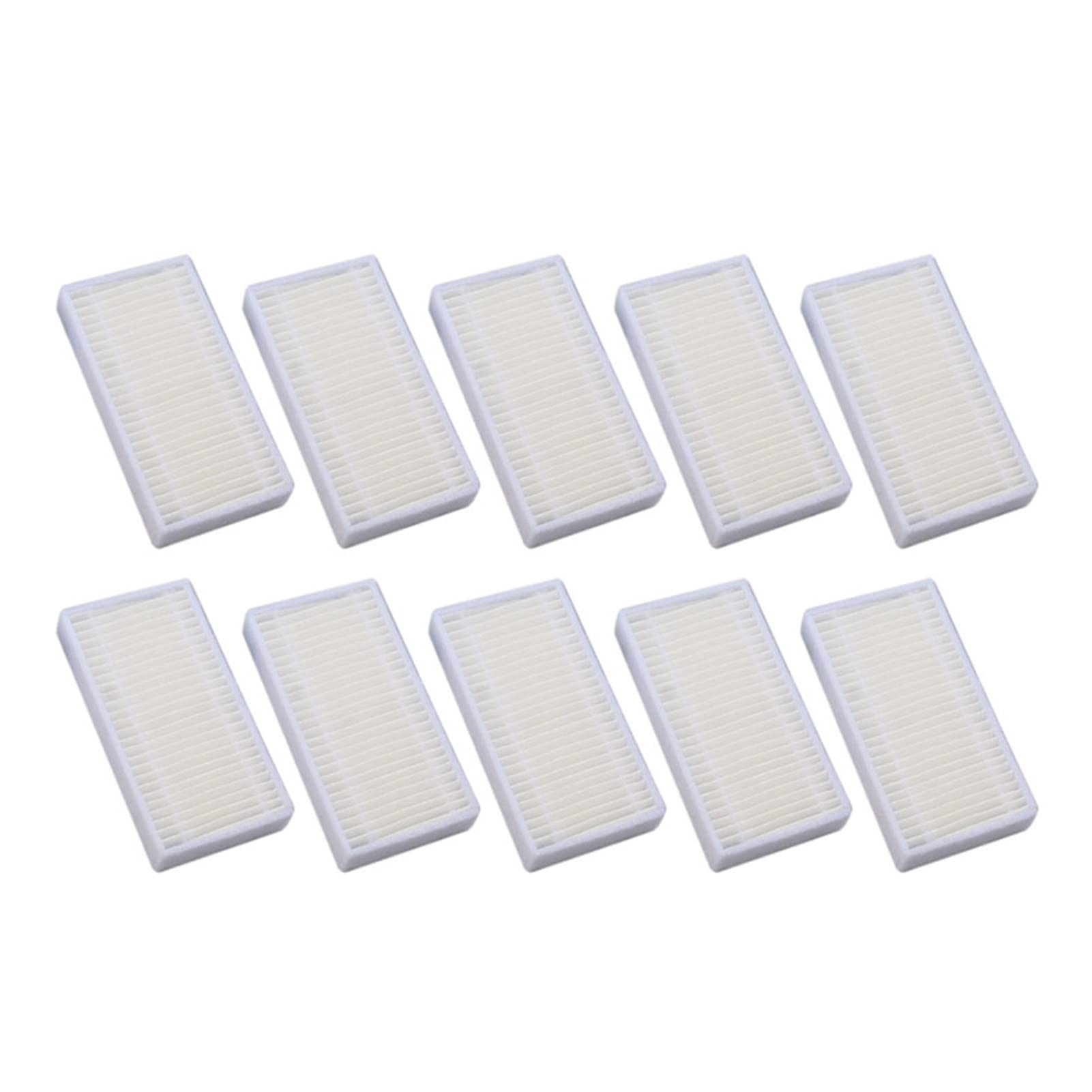 10Pcs HEPA Replacement Filters for Conga Serie 950 Robot Vacuum - Compatible with Robot Vacuum Cleaner Accessories - Dust & Allergen Reduction - Perfect for Pet Hair, Hardwood Floors & Daily Cleaning