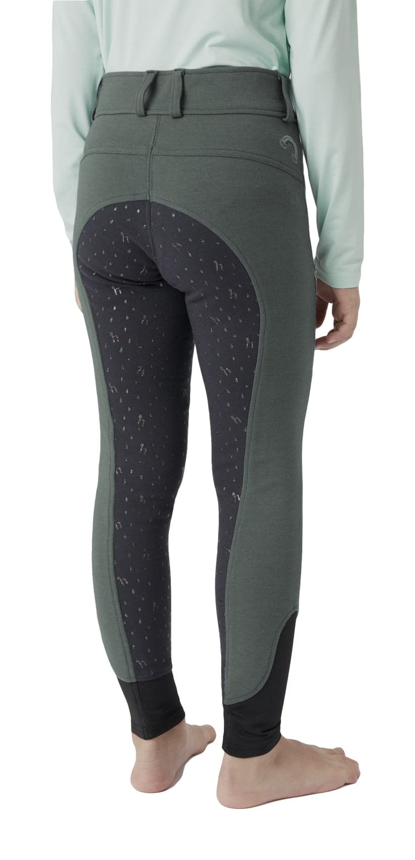 HORZE Samara Kids Full Seat Breeches - Comfortable Equestrian Riding Pants for Girls & Boys - Perfect for Horseback Riding Lessons & Competitions