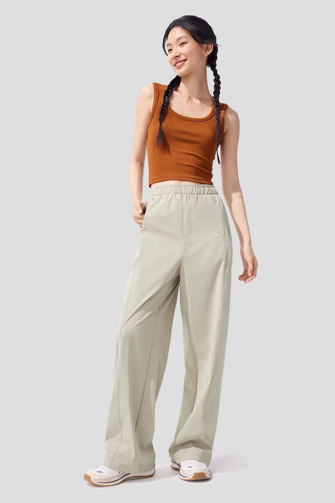Chill Women's Cooling Quick Dry Straight Pants UPF50+ Sun Protection - Perfect for Hiking, Yoga, Travel & Summer Outdoor Activities