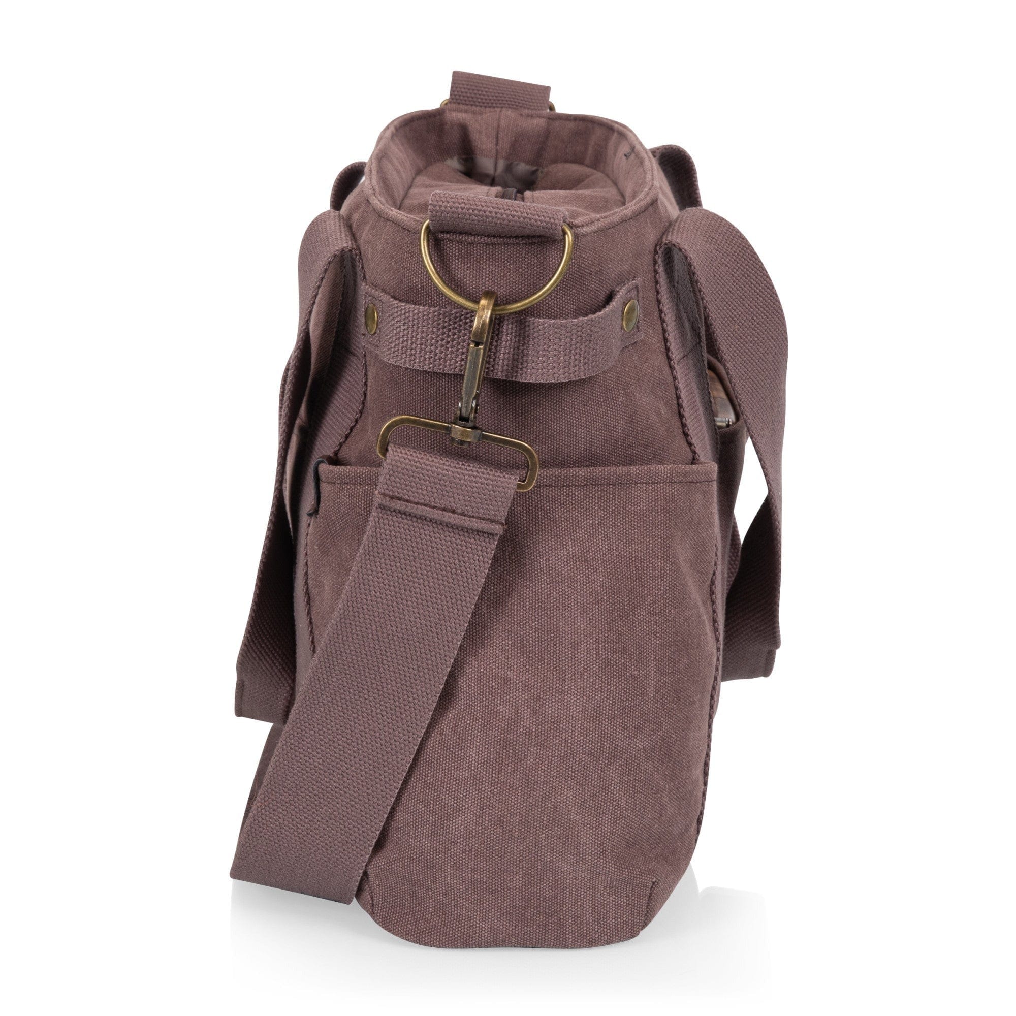 Premium Purple Canvas Temecula Wine and Cheese Tote Bag - Perfect for Picnics, Wine Tasting & Outdoor Gatherings