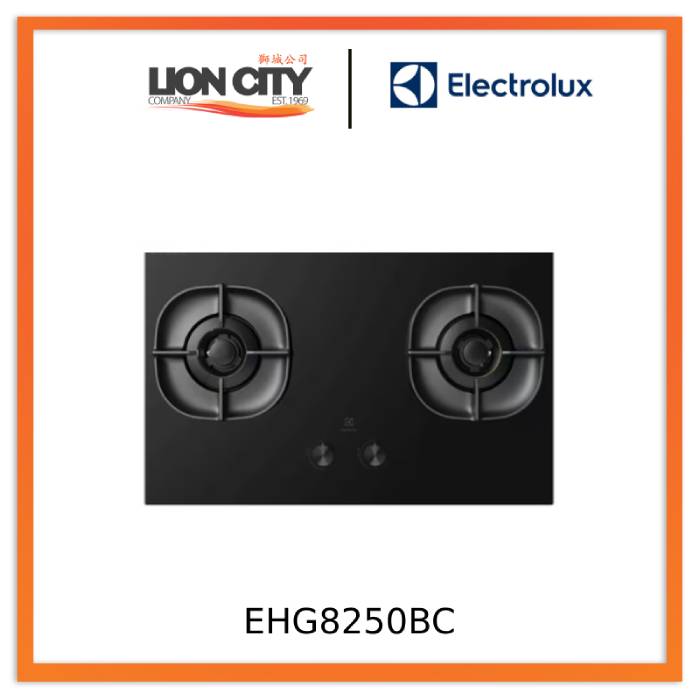 Electrolux EHG8250BC 80cm Built-in Gas Hob with 2 Cooking Zones - UltimateTaste 500 Series for Professional Home Cooking | Perfect for Kitchens, Restaurants & Food Enthusiasts