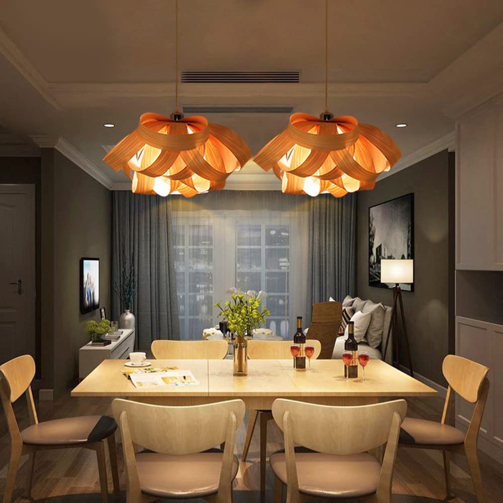 SEYFI Creative Chandelier - 40Cm Nordic Style LED Pendant Light for Dining Room, Living Room, Study & Bedroom Decor | Perfect for Meditation Spaces & Modern Home Lighting