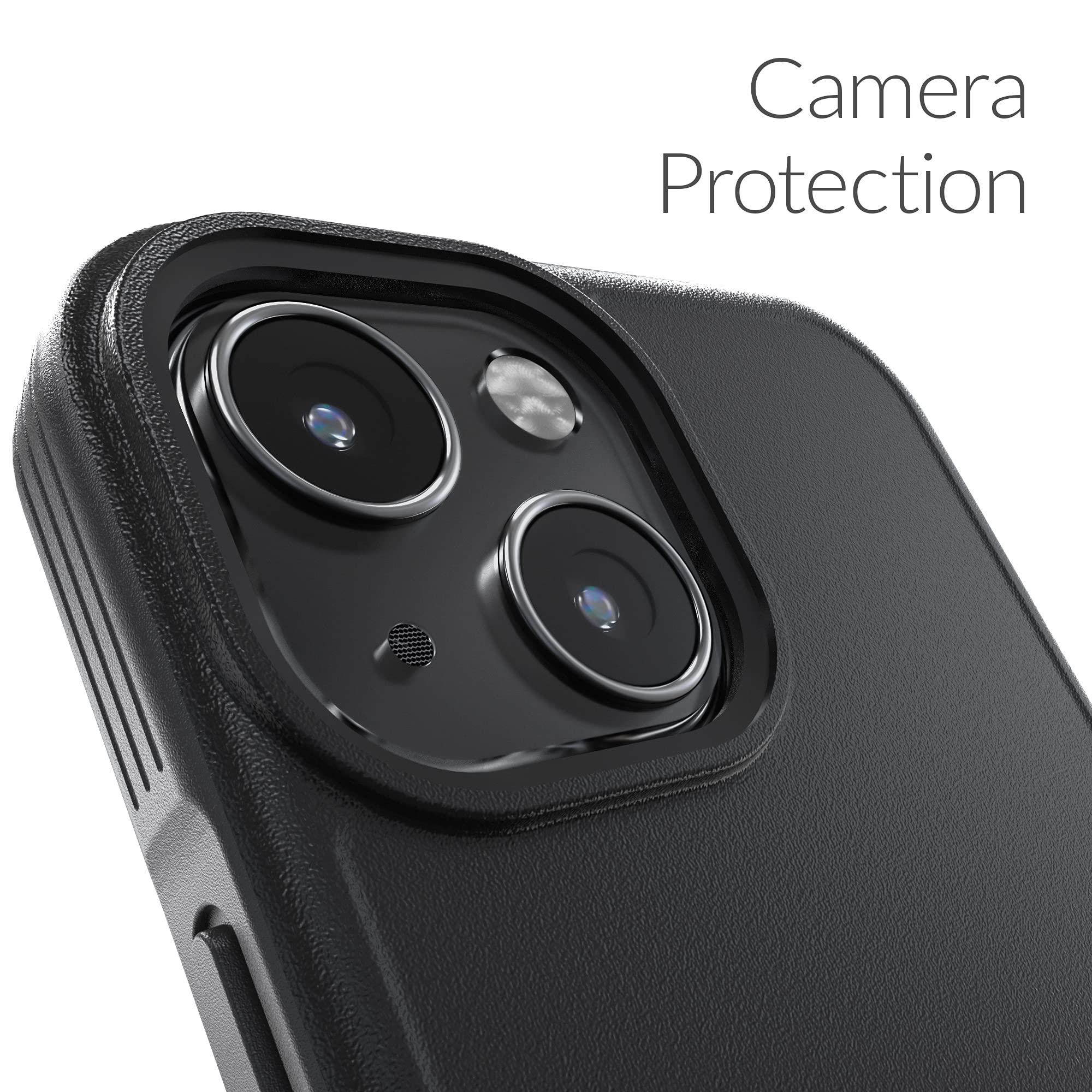 Crave Slim Guard Shockproof Case for iPhone 13 Mini (5.4 Inch) - Black | Ultra Thin Protective Cover for Apple iPhone 13 Mini | Perfect for Everyday Use, Travel & Outdoor Activities