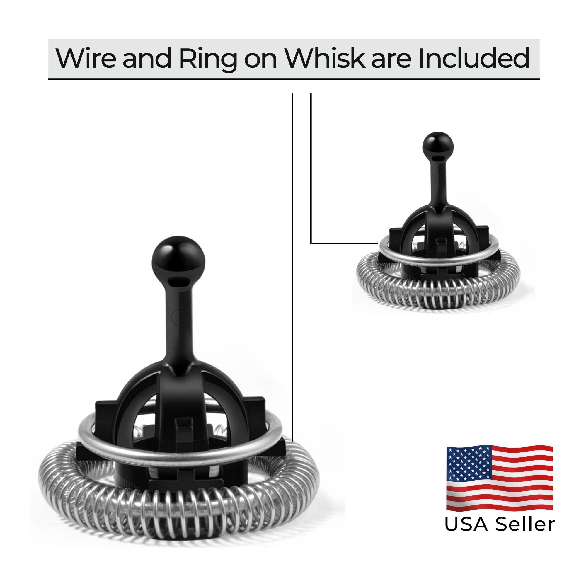 Original Replacement Whisk for Nespresso Aeroccino 3 Milk Frother - Stainless Steel Milk Frothing Attachment - Perfect for Lattes, Cappuccinos & Hot Chocolate at Home