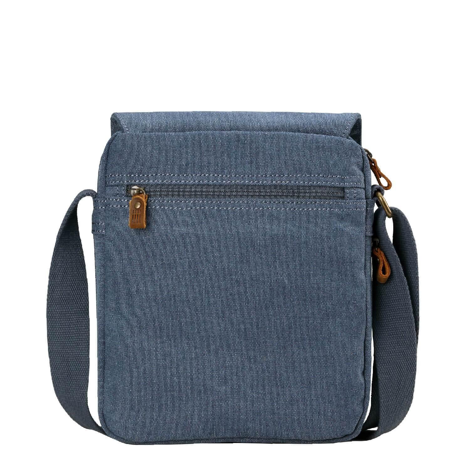 Troop London Classic Canvas Crossbody Bag for Men & Women - Stylish & Durable Messenger Bag for Travel, Work & Everyday Use
