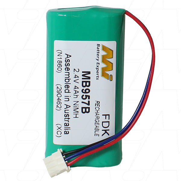 Replacement Battery for Baby Monitor - 2.4V 4Ah NiMH MB957B Compatible Battery Pack | Ideal for Infant Safety & Home Monitoring Systems