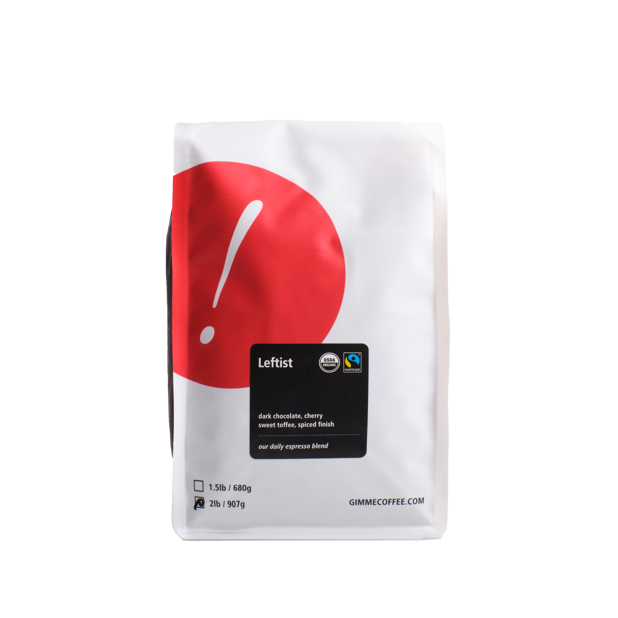 Premium Leftist Espresso Coffee - Rich & Bold Flavor for Coffee Lovers - Perfect for Home Brewing, Office, or Cafes
