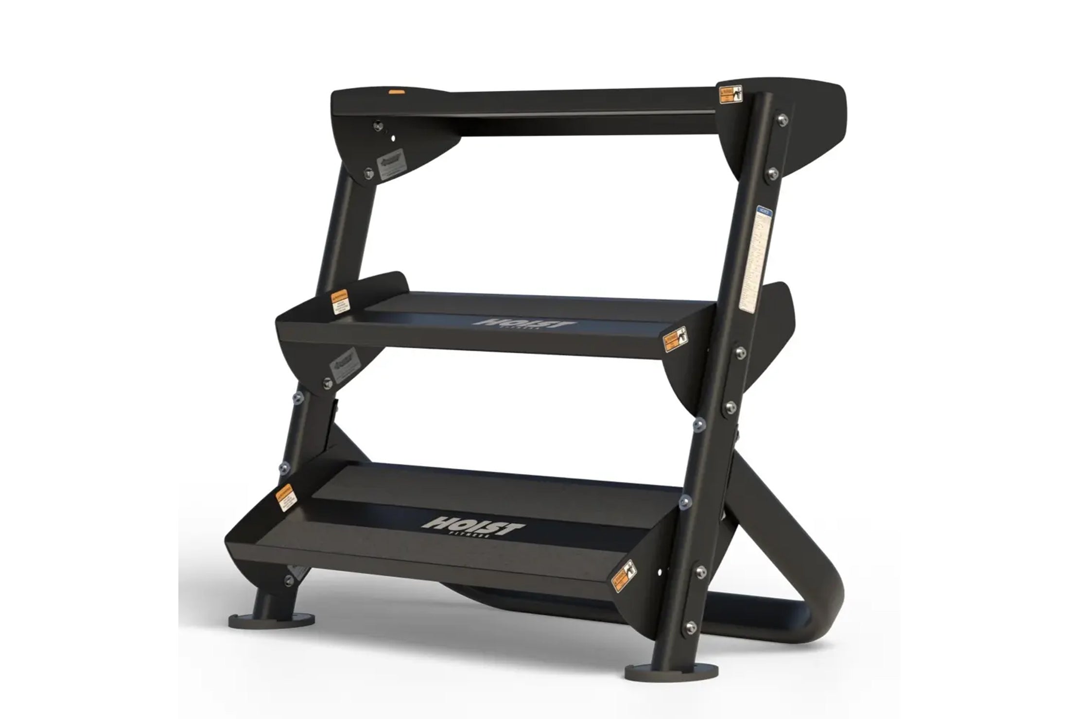 3-Tier Dumbbell Rack for Home Gym - Heavy Duty Steel Weight Rack Organizer (HF 5461 OPT 36) - Perfect for Garage, Basement & Fitness Studio Workouts