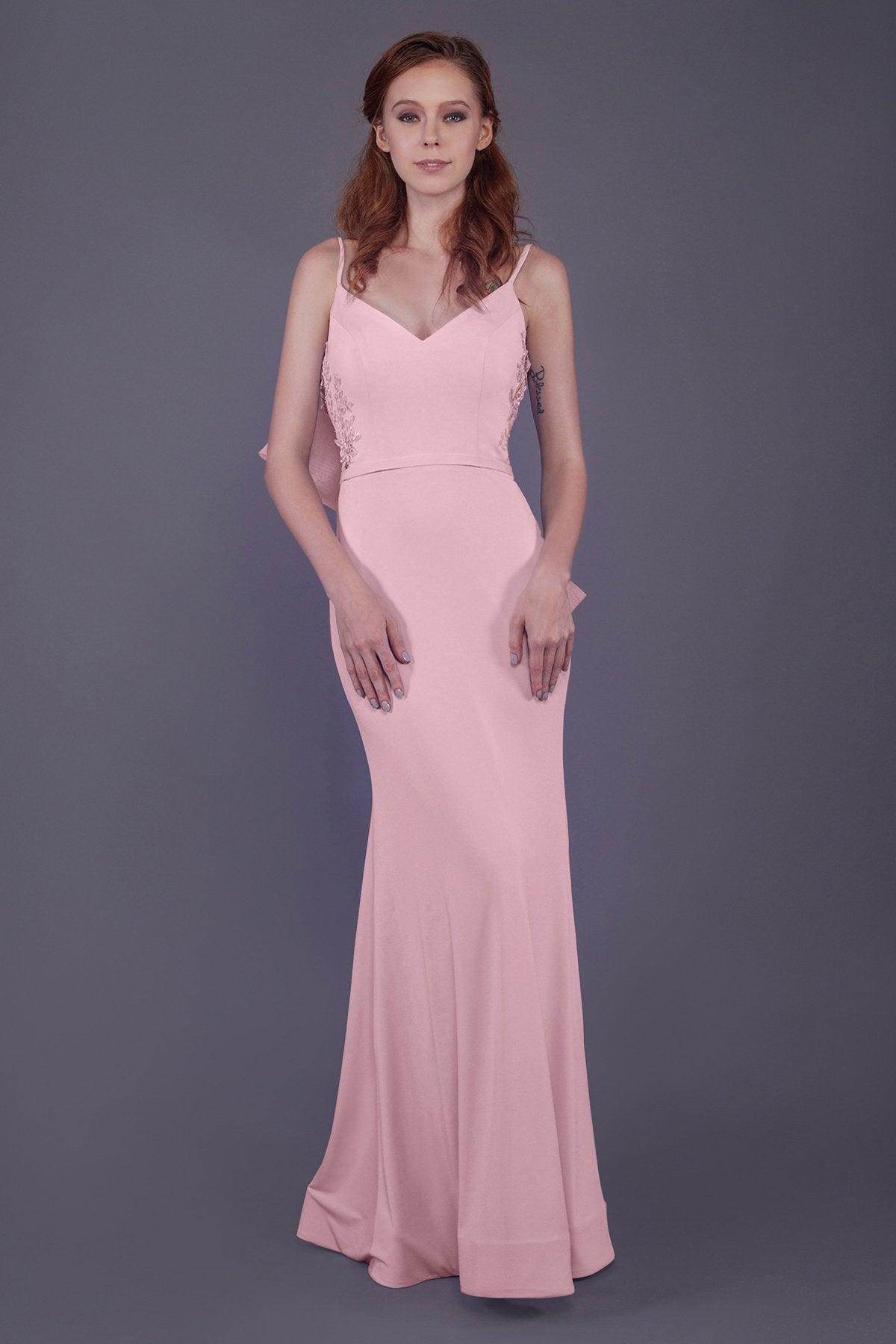 Elegant Mermaid Floor Length Knitted Bridesmaid Dress PR3511 - Perfect for Weddings, Prom & Formal Events