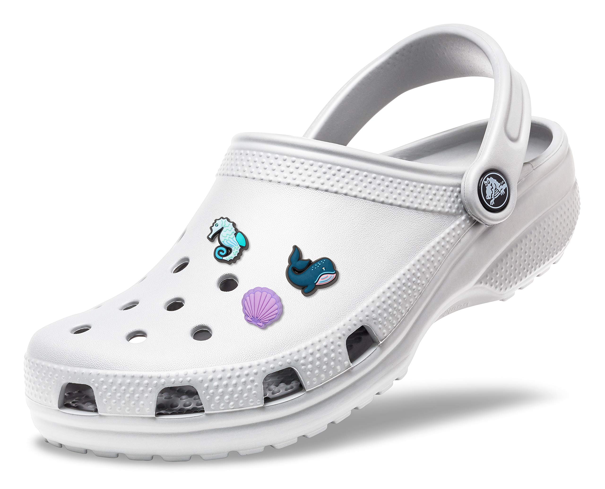 Crocs Classic Clog for Men & Women with 3-Pack Jibbitz Charms - Comfortable Slip-On Shoes for Casual Wear, Home, Garden & Outdoor Activities