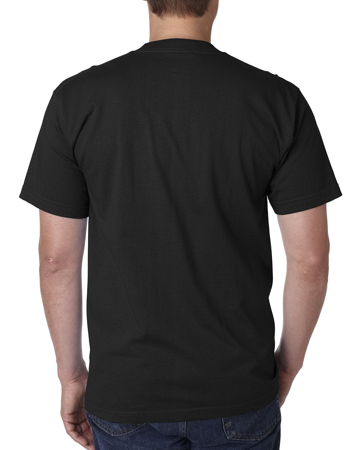Bayside BA5100 Men's 100% Cotton T-Shirt - 6.1 oz. Soft Comfort Crew Neck Tee for Casual Wear, Gym & Everyday Outfits