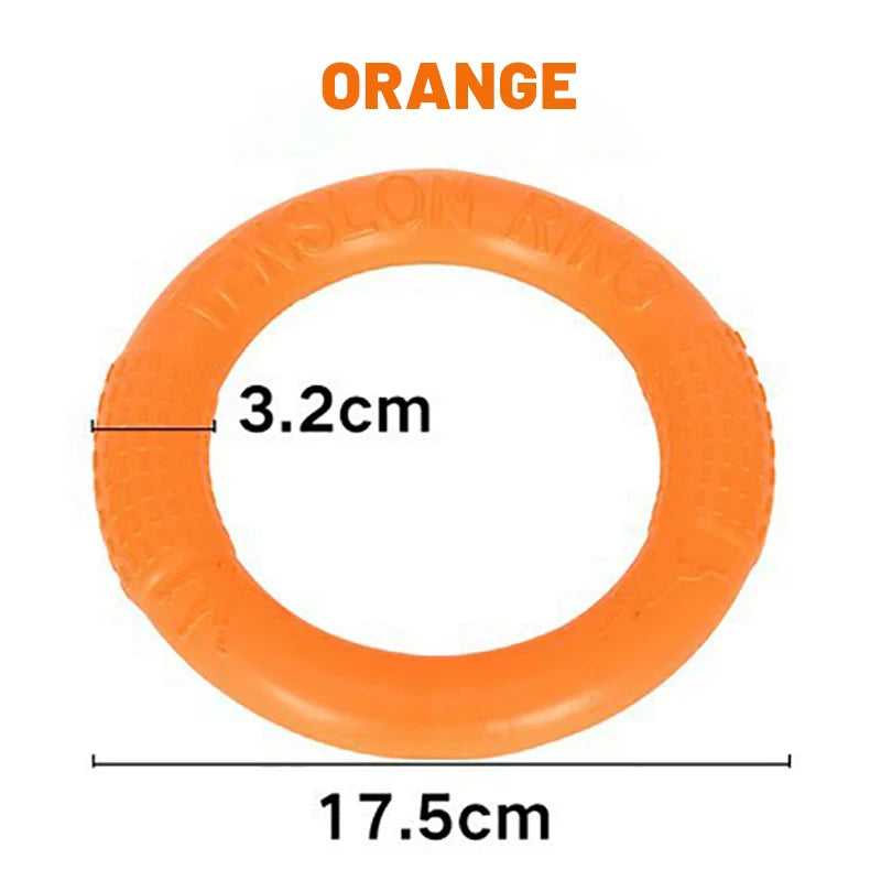 Durable Dog Chewing Ring - Tough Chew Toy for Aggressive Chewers | Interactive Pet Toy for Puppies & Large Dogs | Perfect for Teething, Boredom Relief & Dental Health