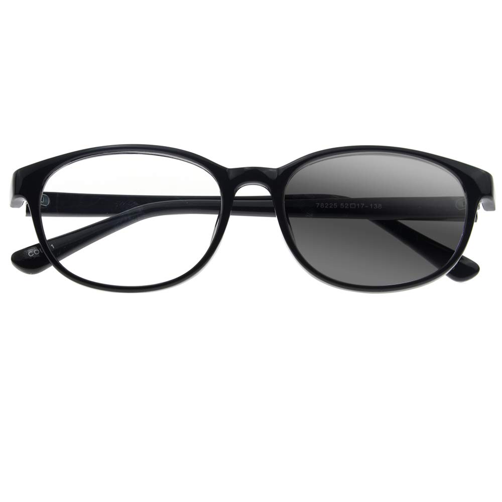 Women's Bifocal Reading Glasses with Photochromic Transition Lenses - Stylish Sunglasses Readers for Indoor/Outdoor Use - Perfect for Reading, Driving & Daily Activities