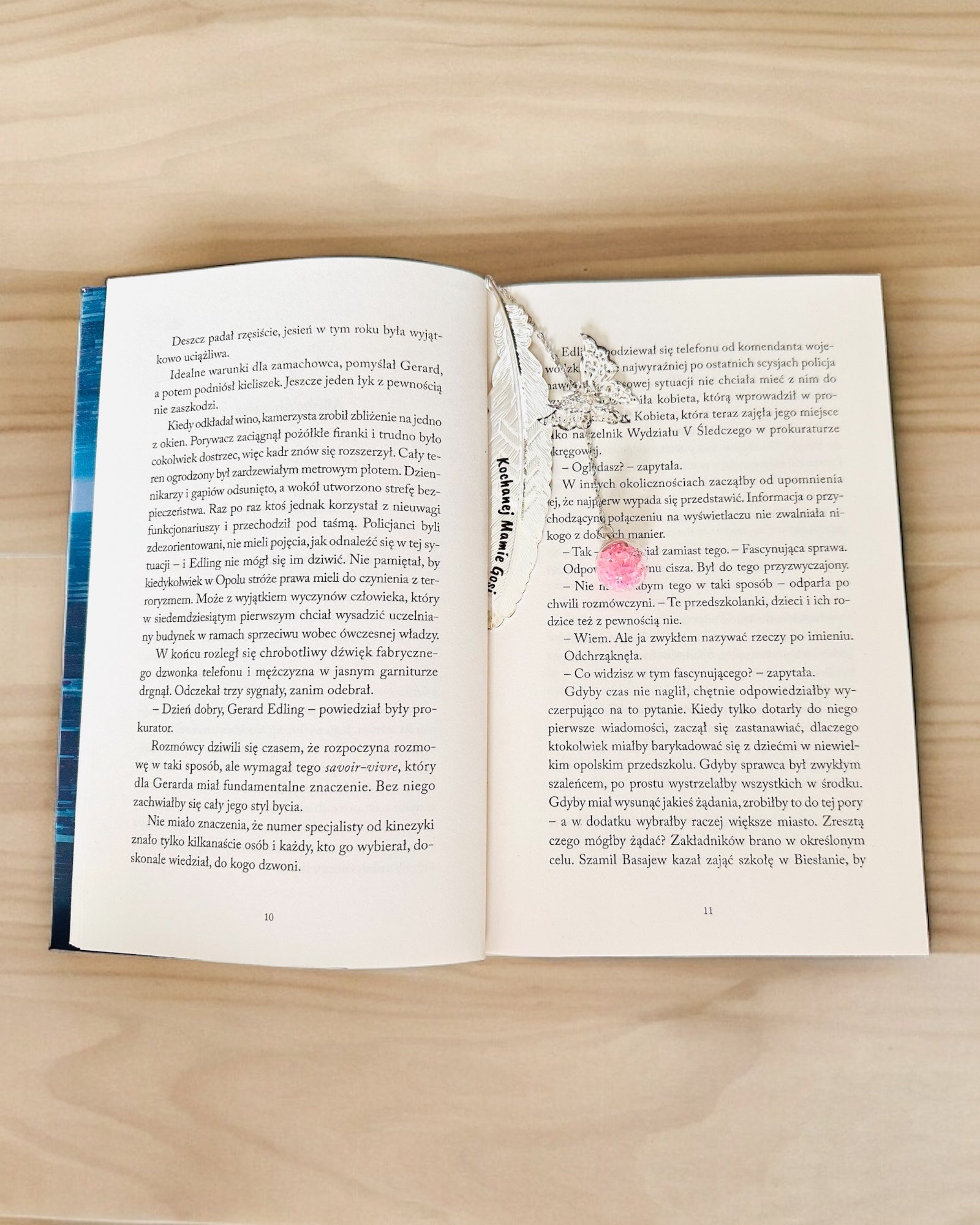 Vintage Feather & Butterfly Bookmark - Elegant Silver & Pink Gift for Mom, Teacher, or Promotional Use | Perfect for Reading, Book Lovers, and Special Occasions