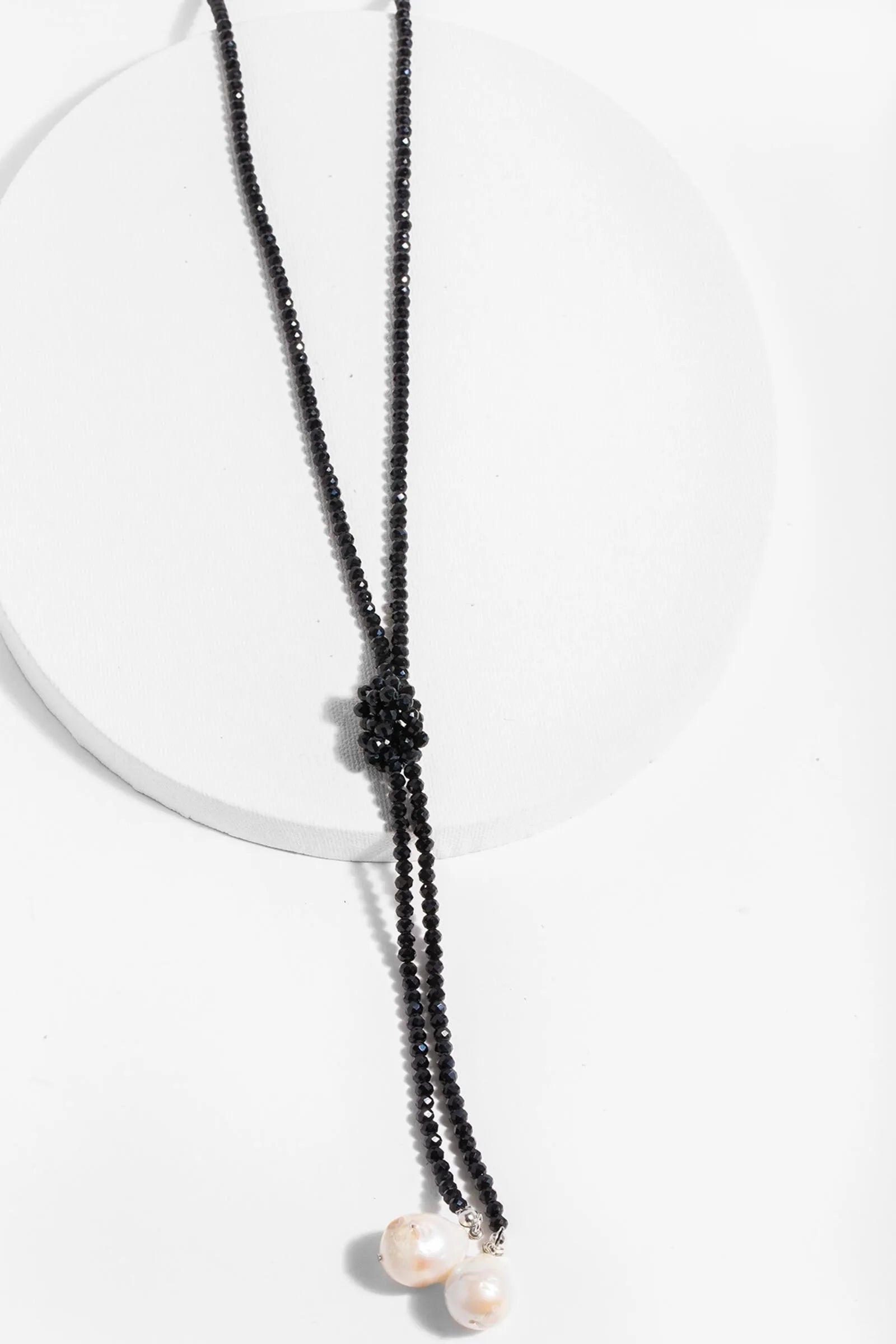 Elegant Baroque Knotted Pearl Drop Necklace for Women - Vintage Style Jewelry Gift for Bridal, Party & Special Occasions