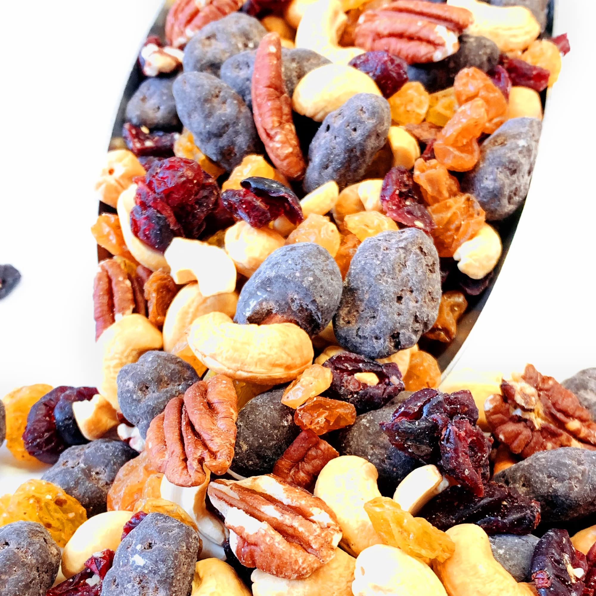 NY SPICE SHOP Premium Sweet & Salty Trail Mix with Sea Salt, Mixed Nuts & Dried Fruits - Healthy Snack for Adults & Kids - 1lb Resealable Bag - Perfect for Hiking, Office Snacks & Road Trips