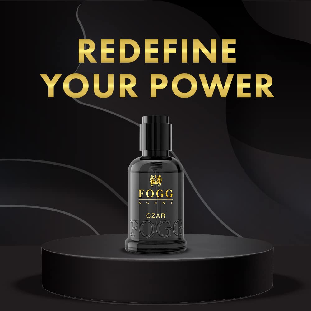 FOGG Men's Scent Czar Perfume Spray - Long Lasting Fresh & Powerful Eau De Parfum for Men - 30ml Fragrance for Daily Wear, Office & Special Occasions