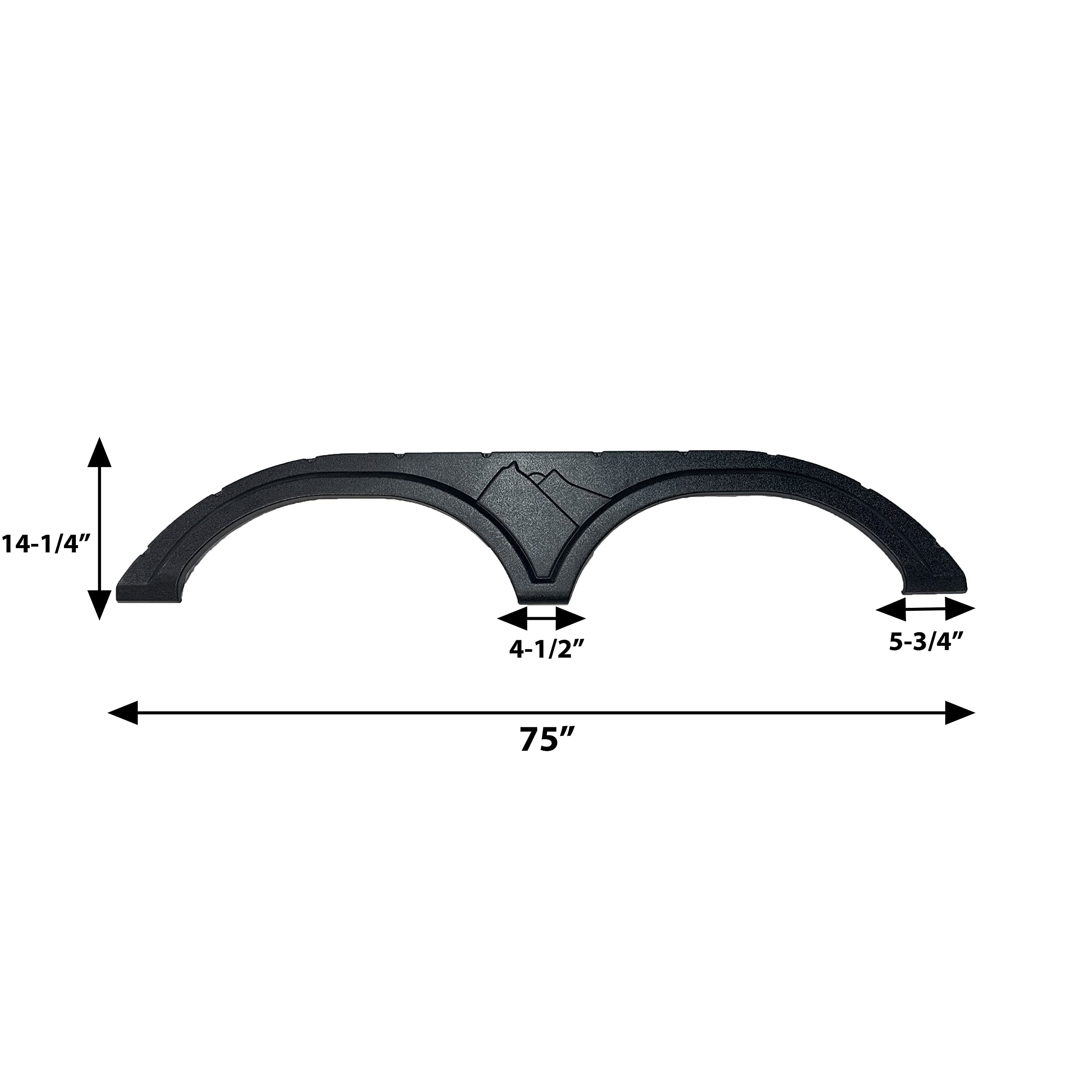 RV Fender Skirt for HC Montana 2019-2021 Tandem Trailers - Durable .110