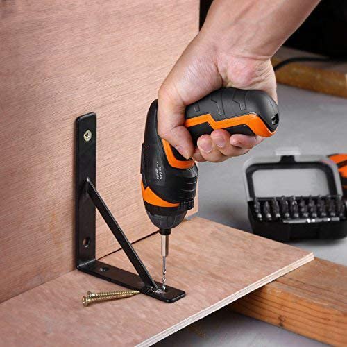 3.6V Cordless Screwdriver with 4N.M Torque & LED Light - Includes 31pcs Driver Bits (SDP51DC) - Perfect for Home DIY, Furniture Assembly, and Electronics Repair
