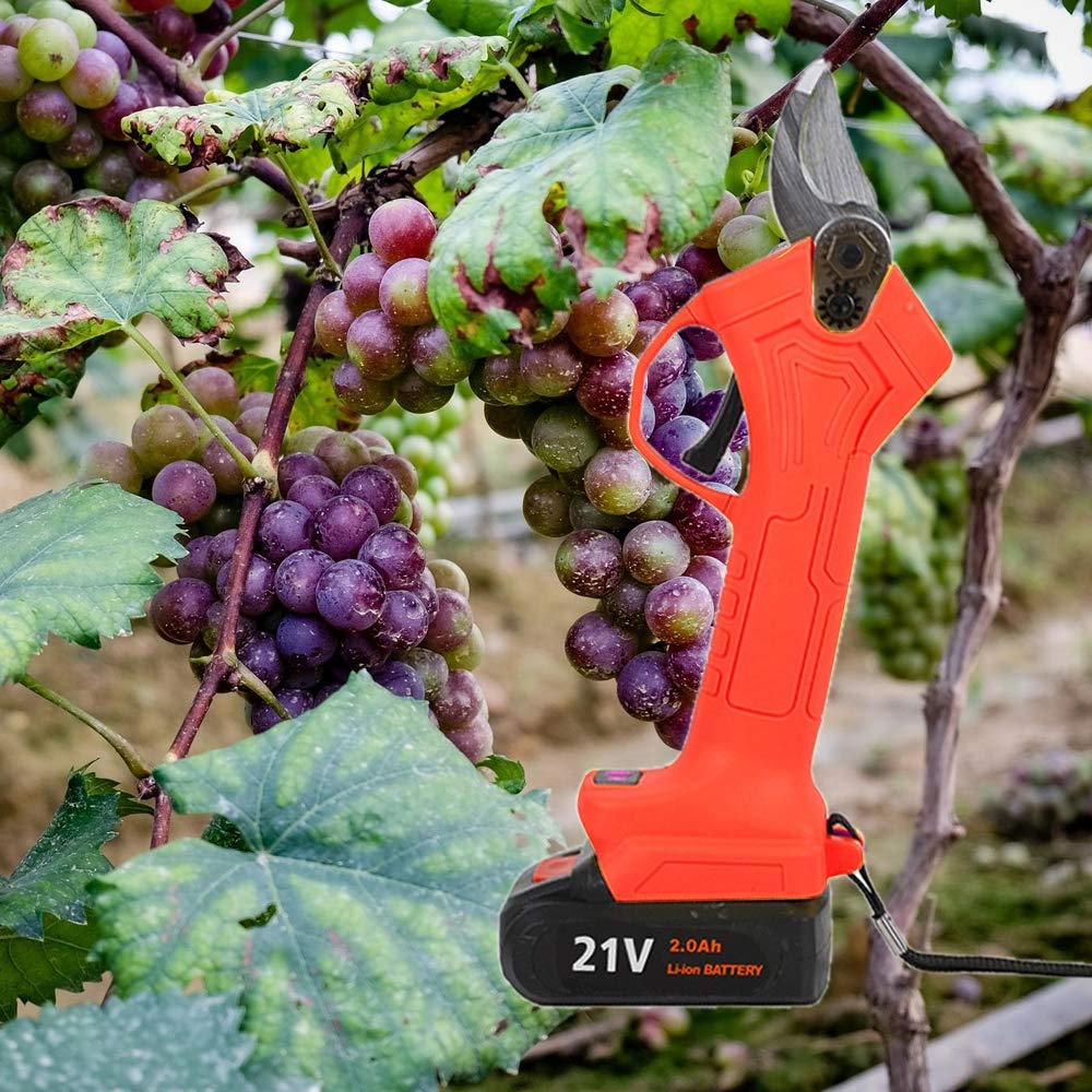 FNZKT Professional Cordless Electric Pruning Shears, 900g Ultra Lightweight, 30mm/1.2