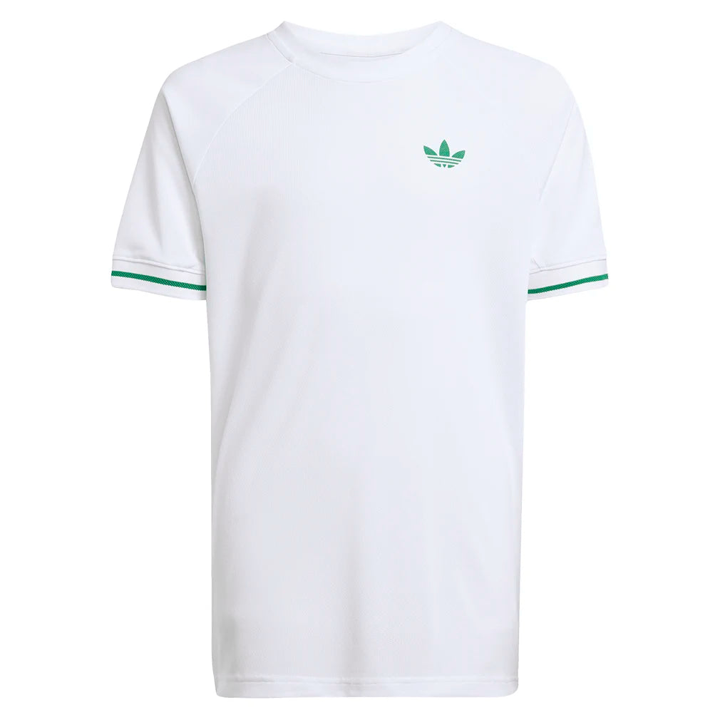 Boys' Pro Tennis Top White - Breathable Performance Shirt for Junior Tennis Players - Perfect for Training, Matches & Outdoor Sports