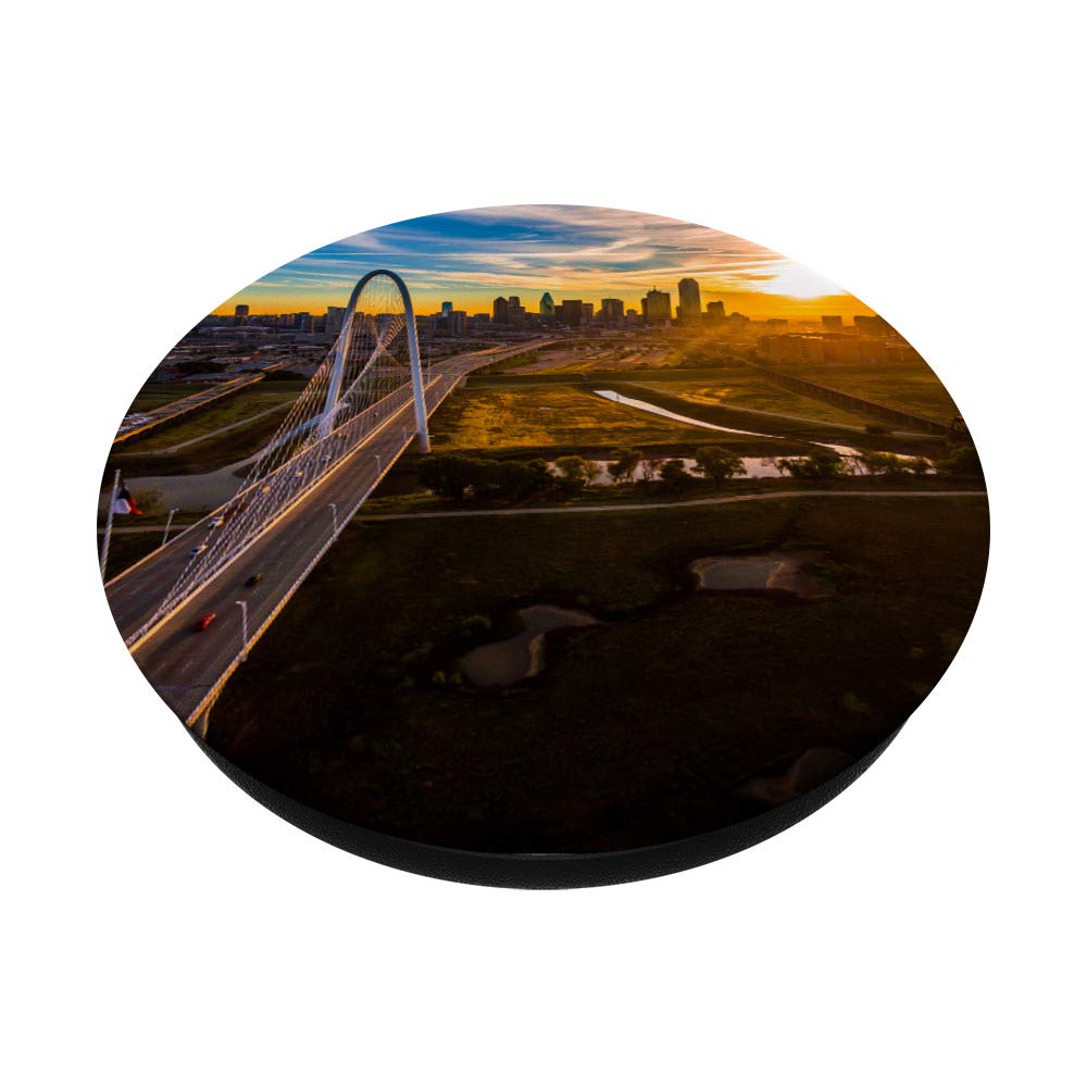Dallas Sunrise PopSockets Phone Grip & Stand - Expandable Phone Holder for iPhone, Samsung, Tablets - Perfect for Selfies, Video Calls & Hands-Free Viewing