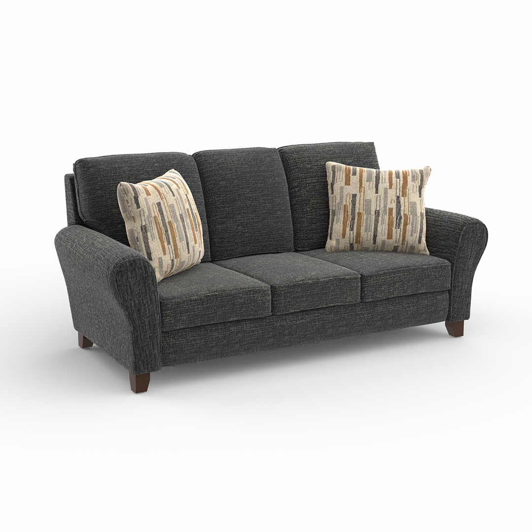 Paxton Sofa - Modern Comfortable Sectional Couch for Living Room, Lounge & Family Room | Durable Upholstered Fabric Sofa with Soft Cushions