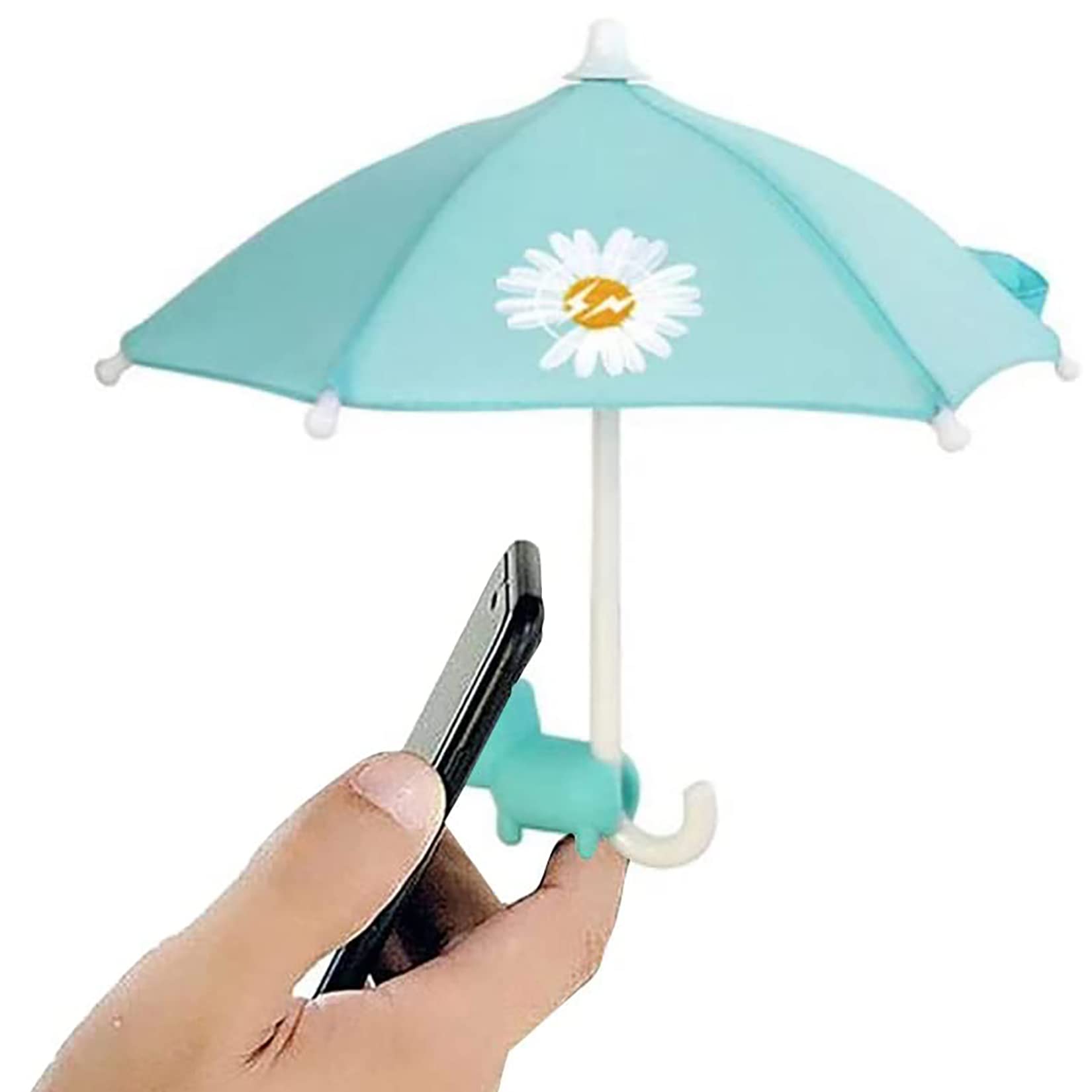 Universal Adjustable Phone Stand with Suction Cup & Sun Shade - Anti-Glare Piggy Phone Holder for Outdoor Use, Perfect for Beach, Poolside, and Travel Protection