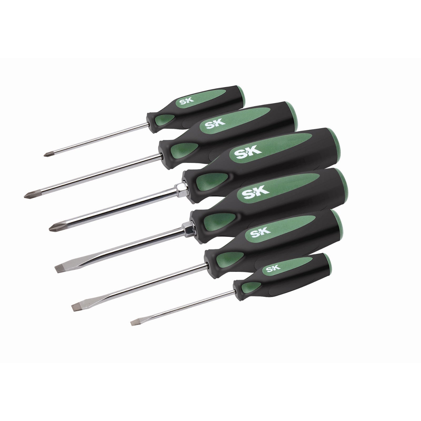 6-Piece CushionGrip Screwdriver Set - Comfortable Non-Slip Handles for DIY Home Repairs & Professional Use