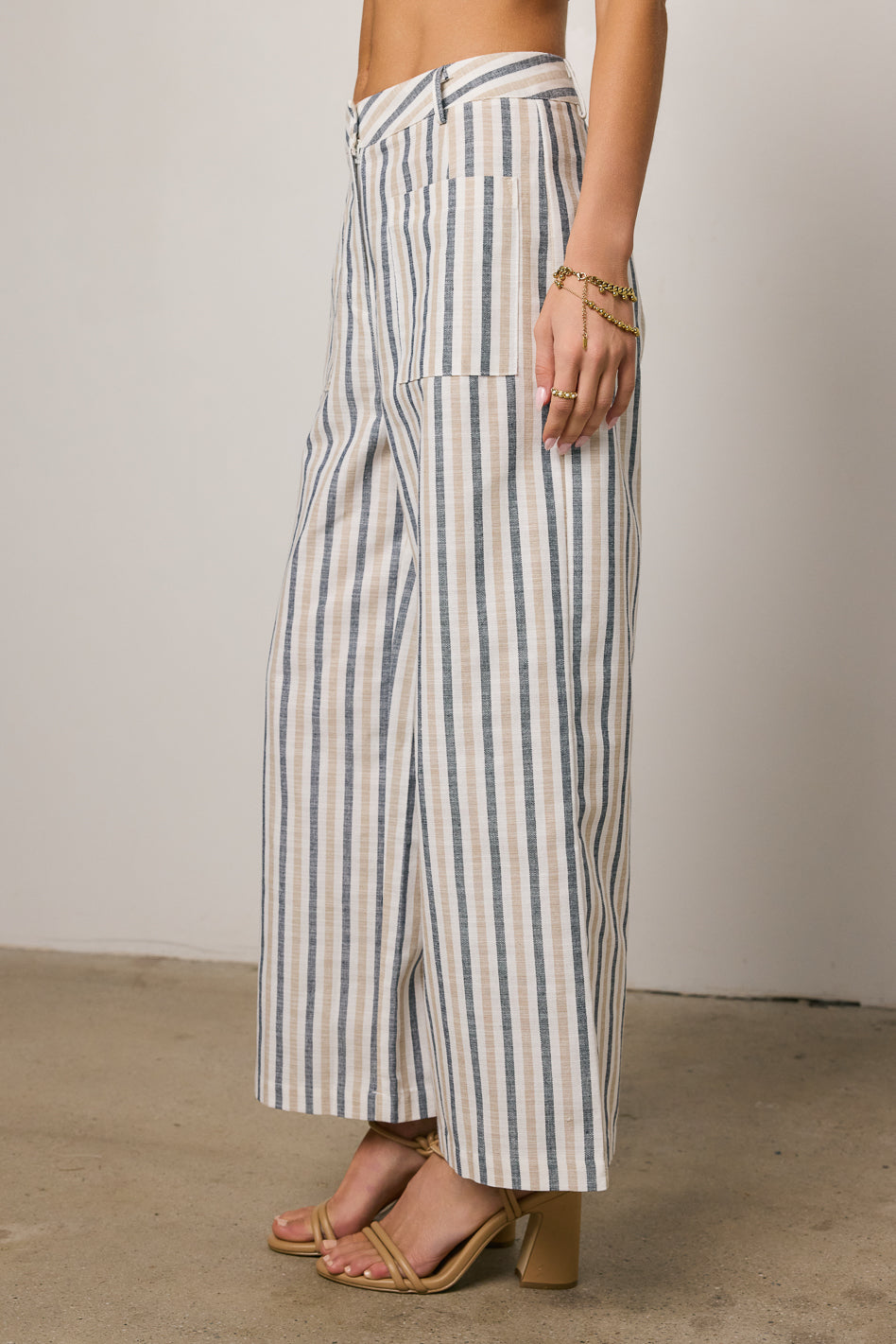 Liam Striped Pants for Men - Comfortable Casual Trousers with Elastic Waist | Perfect for Office, Travel & Everyday Wear - FINAL SALE