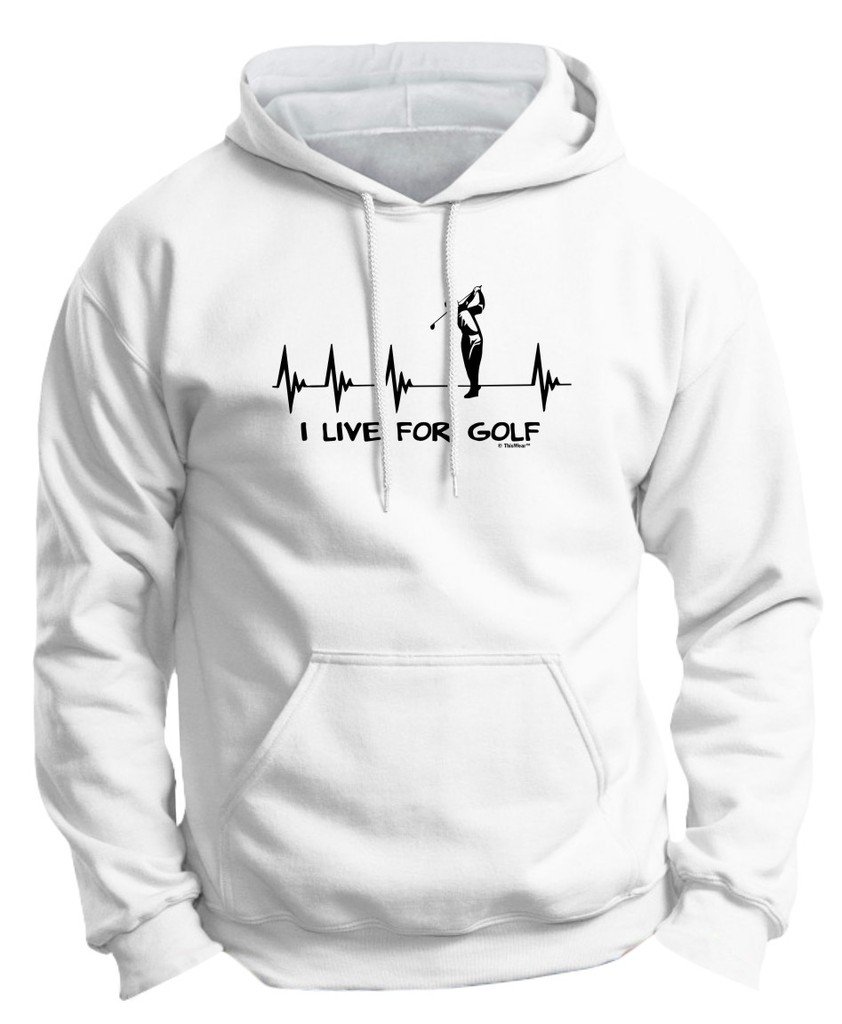 Golf Hoodie - Premium Heartbeat Sweatshirt for Golf Lovers | Casual Wear
