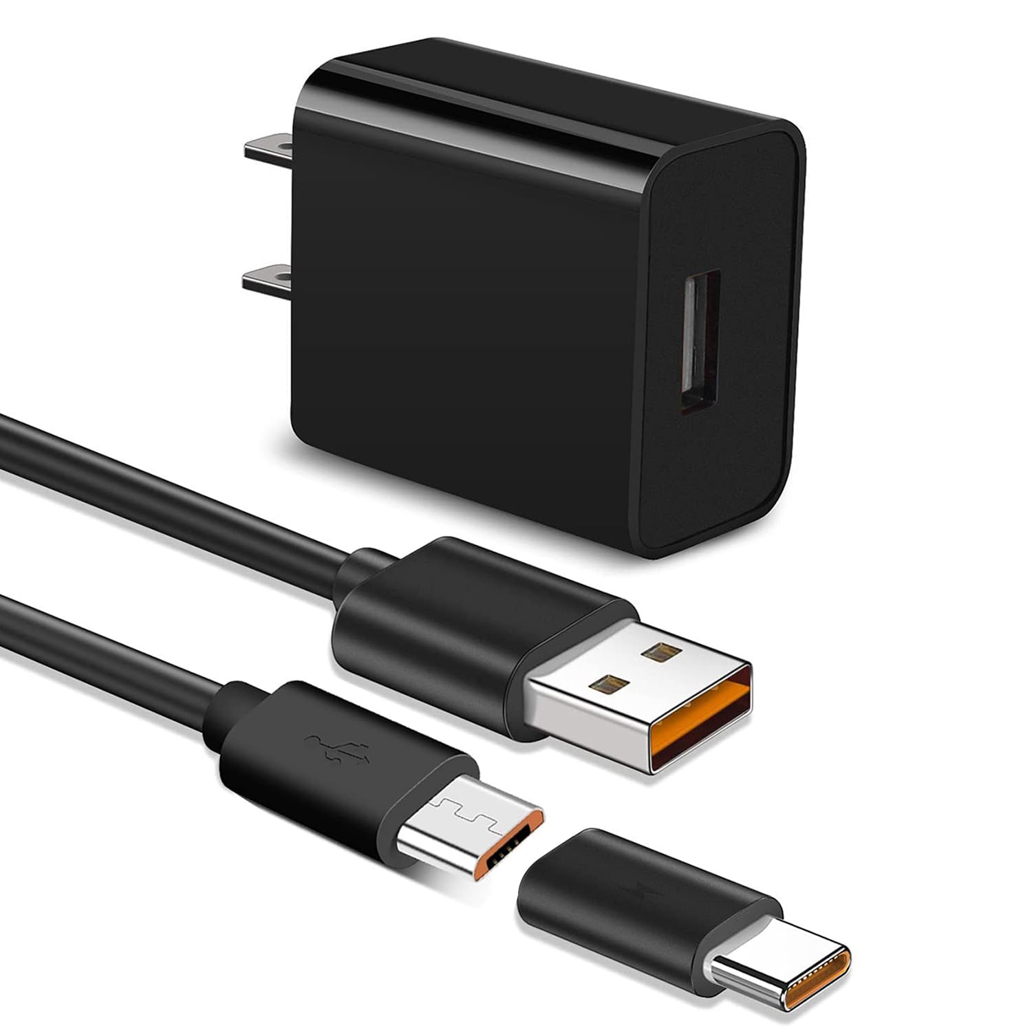 Fast Charging Micro USB Cable - High-Speed Charger Cord for Wireless Bluetooth Speakers, Headphones, Headsets & Earphones | Perfect for Home, Office & Travel Use
