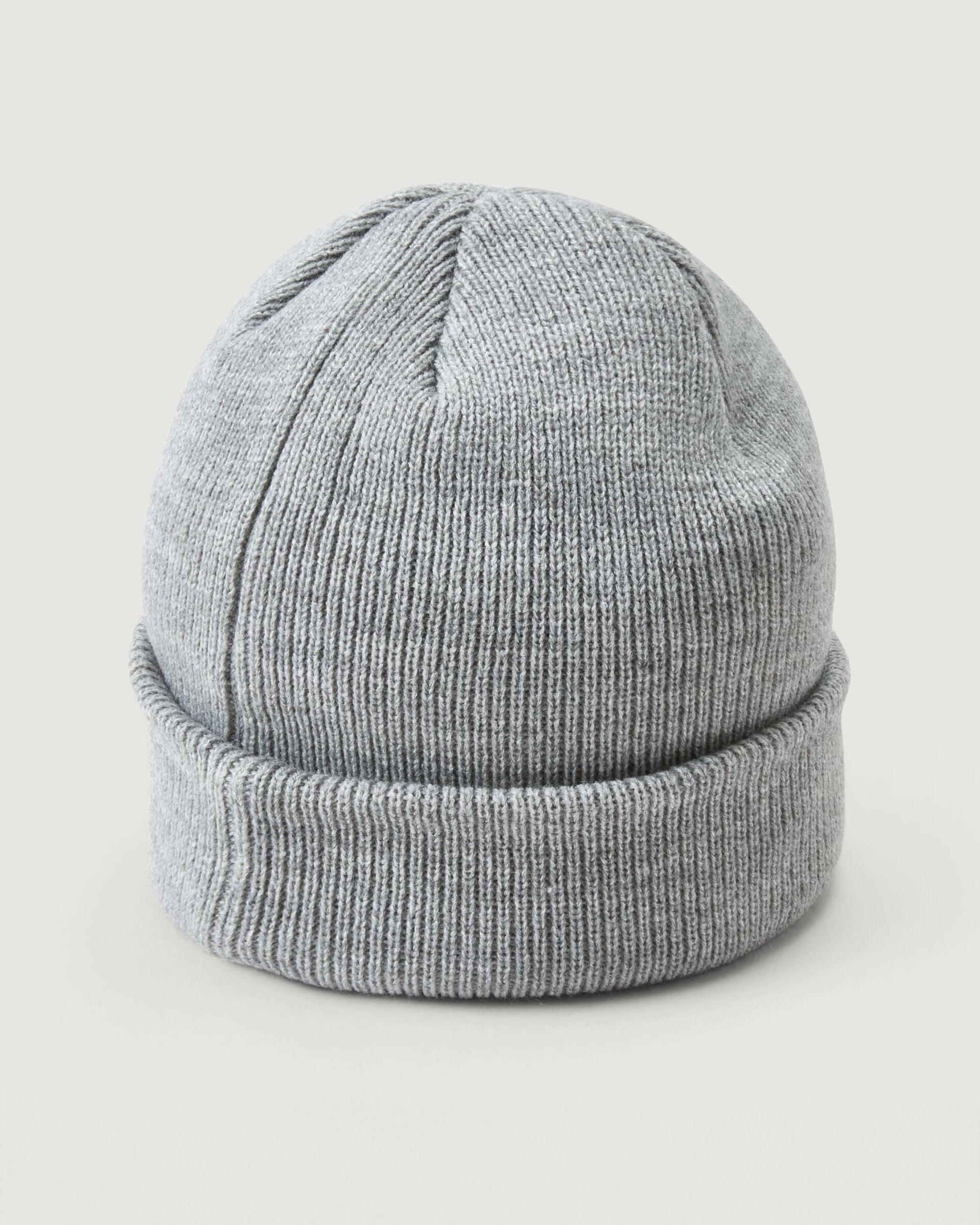 Fyfe Beanie Hat - Mid Grey Marle Knit Beanie for Men & Women - Warm Winter Skull Cap for Outdoor Activities