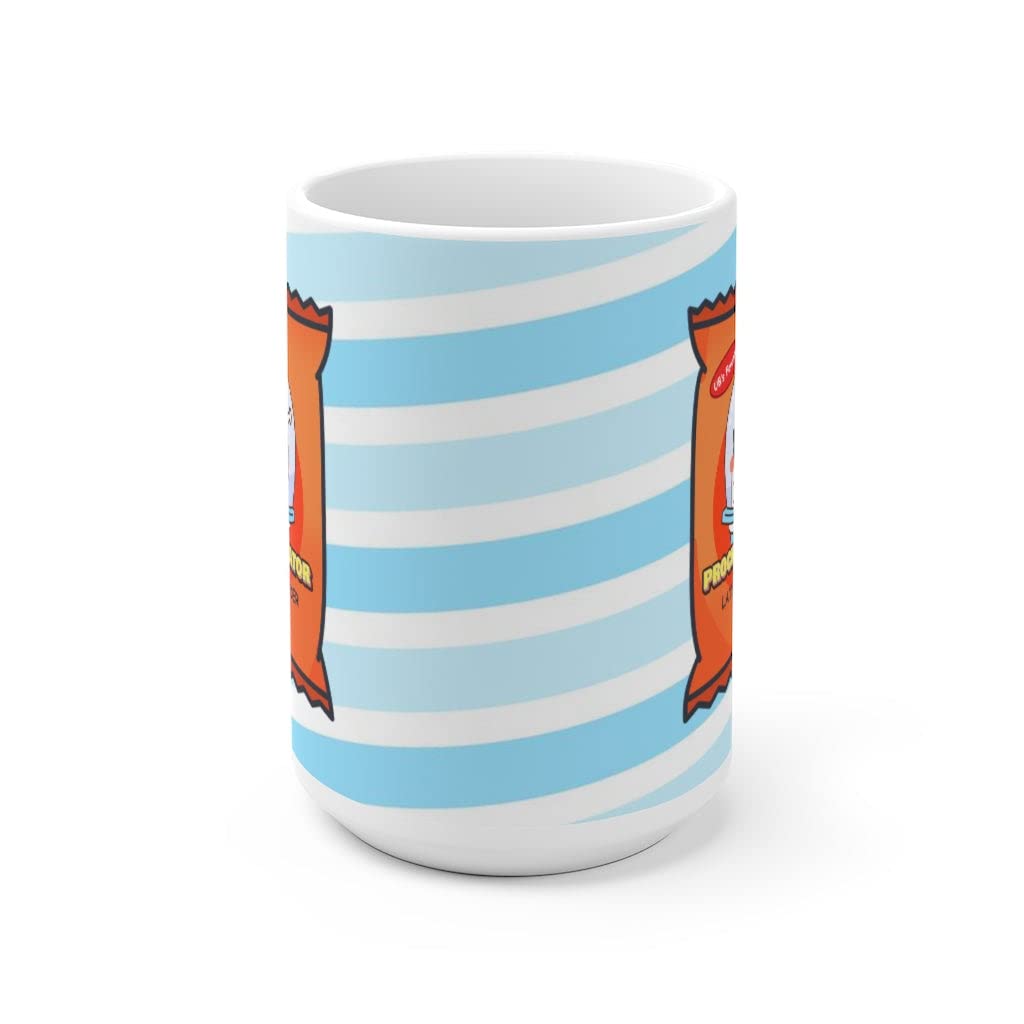 15 oz Ceramic Motivational Coffee Mug - UB Alien Design with C Handle for Tea, Hot Chocolate & Productivity - Perfect Gift for Office, Home & Coworkers - Ideal for Morning Coffee, Office Breaks & Relaxing Evenings