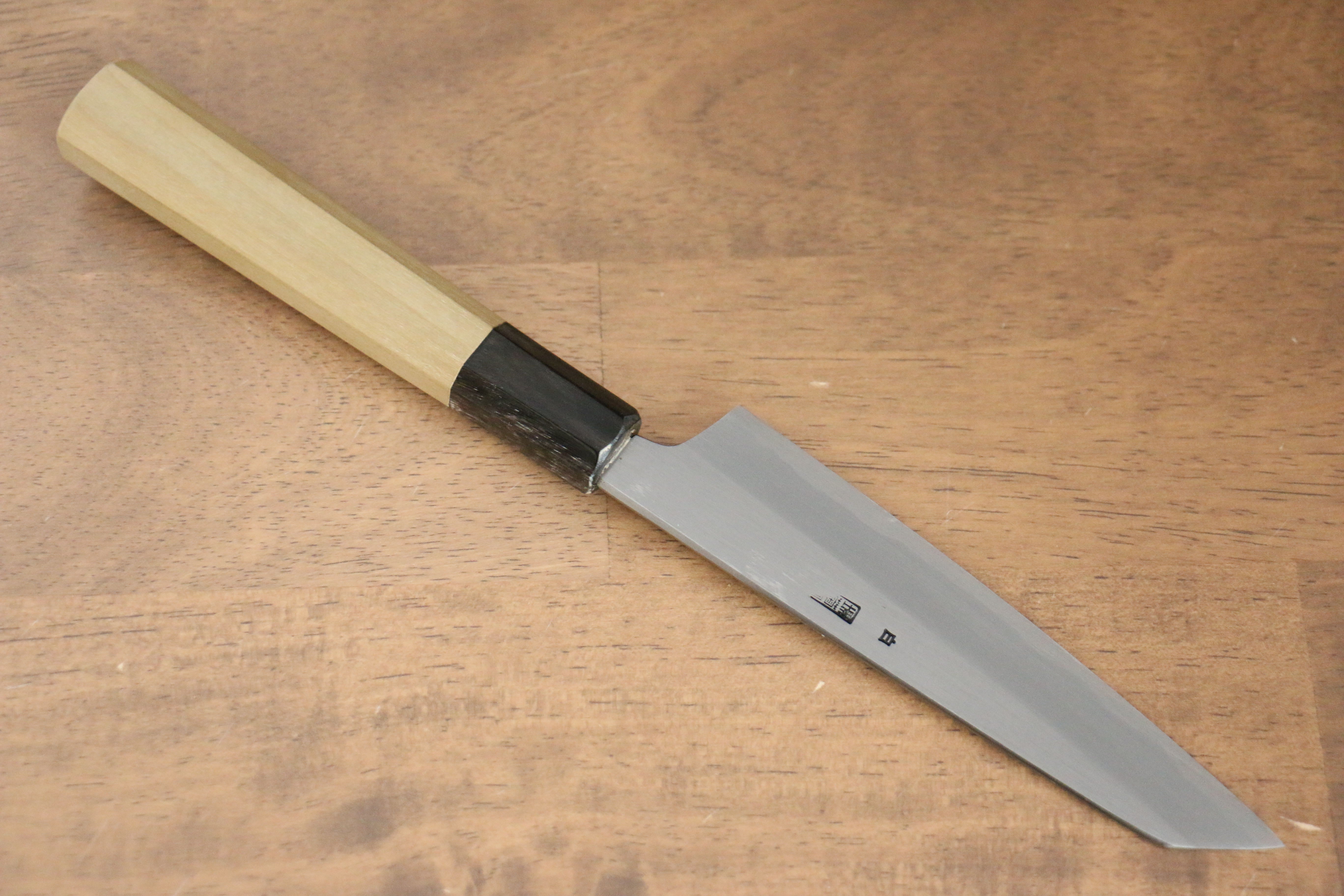 Premium Kikuzuki White Steel No.2 Kiritsuke Petty Knife 135mm - Japanese Utility Knife with Magnolia Wood Handle - Perfect for Sushi, Vegetables & Precision Cutting