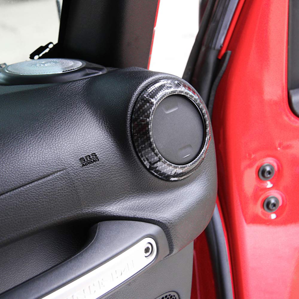 Carbon Fiber Air Condition Decoration Interior Trim Kit for Jeep Wrangler JK & JKU (2011-2017) | Premium AC Vent Accessories for Off-Road & Daily Driving