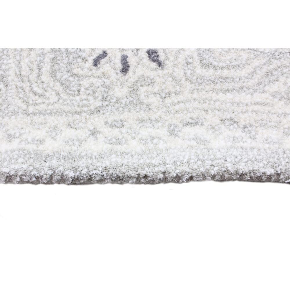 Bashian Vera Contemporary Hand-Tufted Area Rug - Azure Blue 2'6