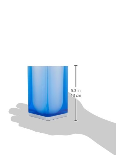 Nameeks 7398-05 Iceberg Tumbler Toothbrush Holder - Stylish Bathroom Organizer for Toothbrushes & Cups - Perfect for Home, Office, and Travel Use