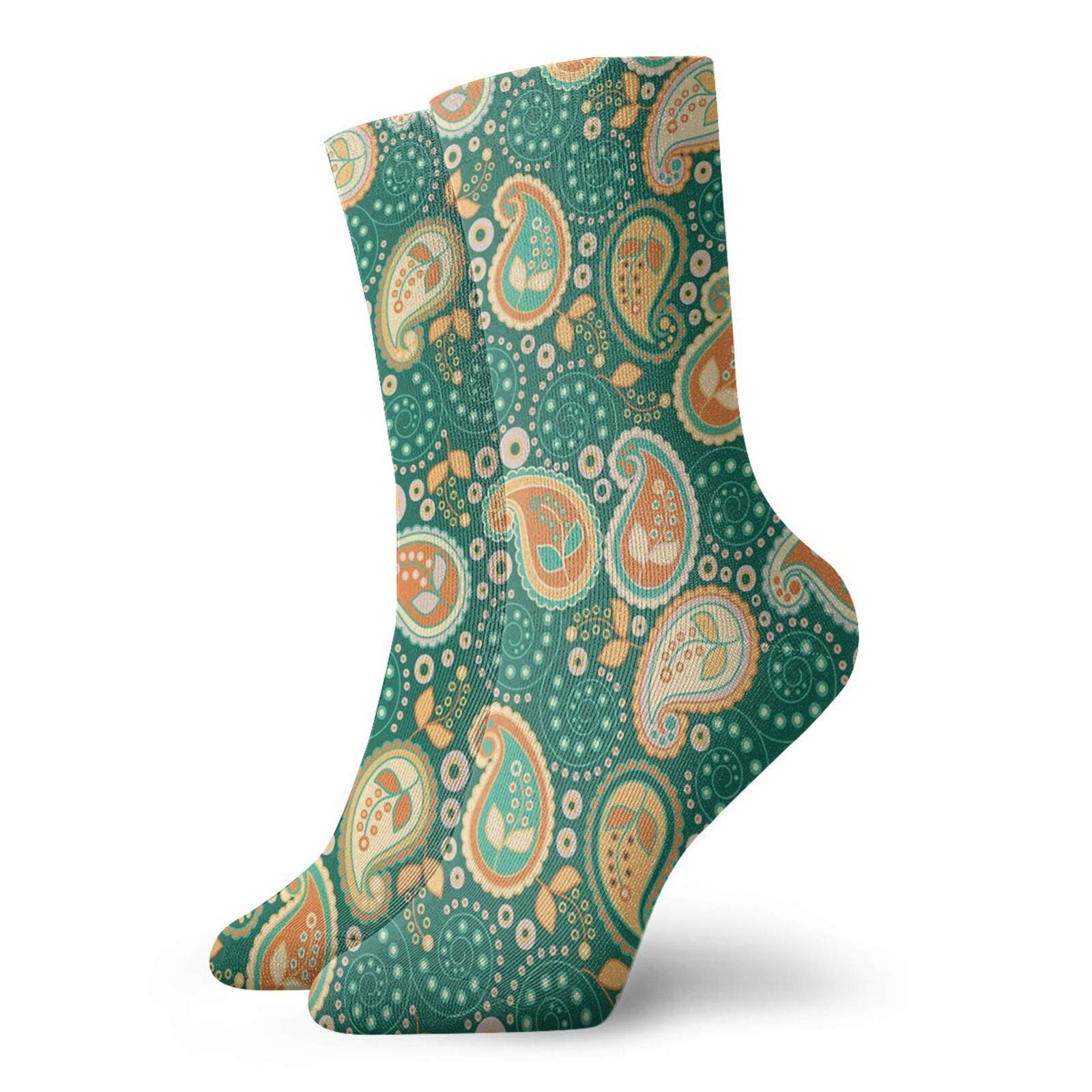 GULTMEE Funky Colorful Cushion Sport Socks - Athletic Cushioned Running Performance Crew Socks for Men & Women - Perfect for Running, Gym Workouts & Casual Wear