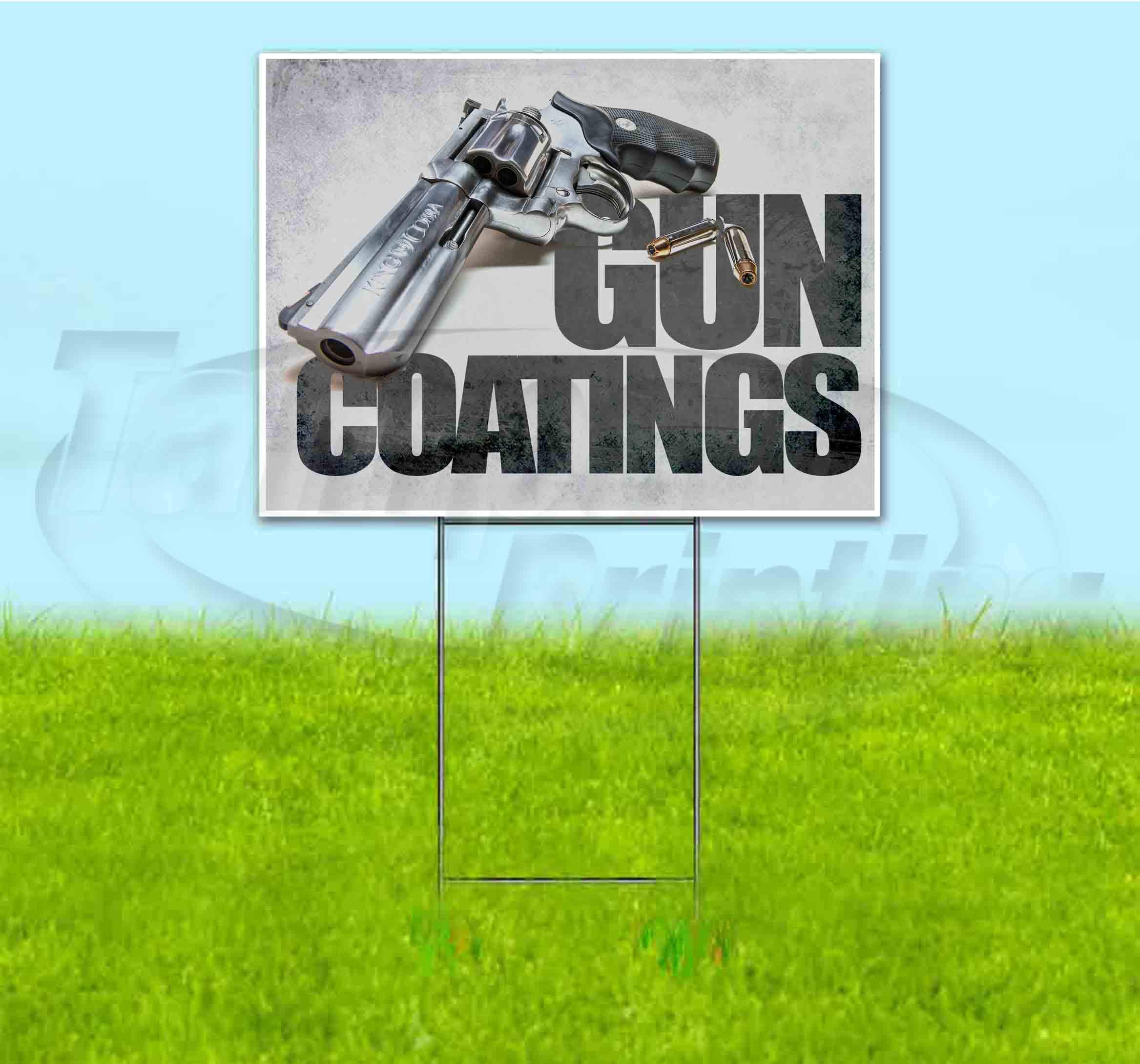 Premium Gun Coatings Yard Sign (18