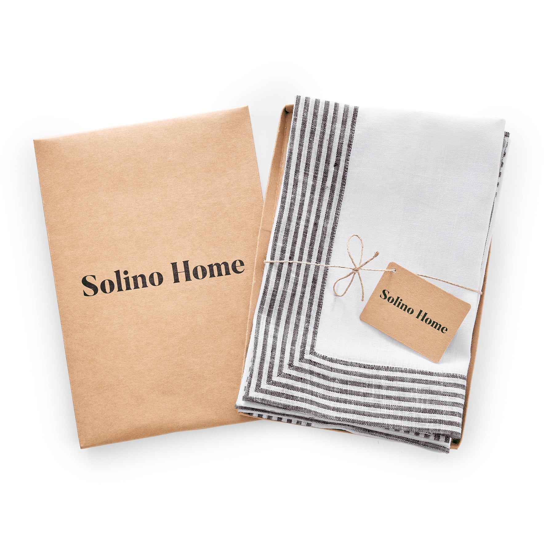 Premium Lucca Napkins - Set of 4 Soft Cotton Dinner Napkins for Formal Dining, Parties & Everyday Use