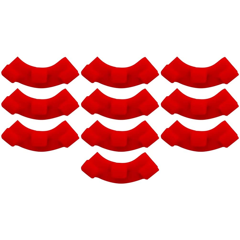 Hemoton 10-Pack 90° Plant Bender Clips - Heavy Duty Tomato Trellis Clips, Garden Plant Support Clips for Training Vines, Branches & Stems - Perfect for Tomatoes, Cucumbers, Peppers & Climbing Plants (Indoor/Outdoor Use)
